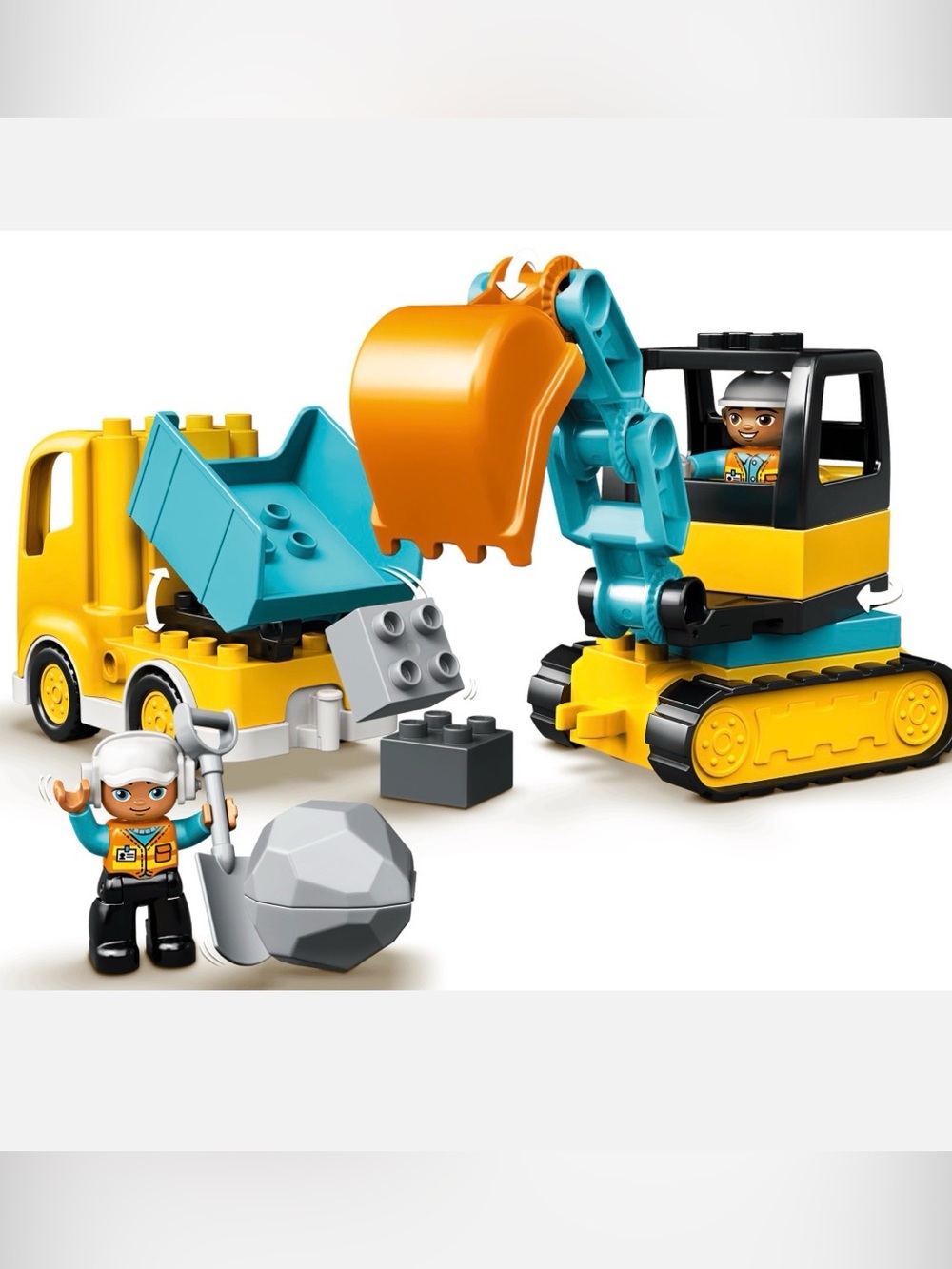LEGO Duplo 10931 Truck & Tracked Excavator